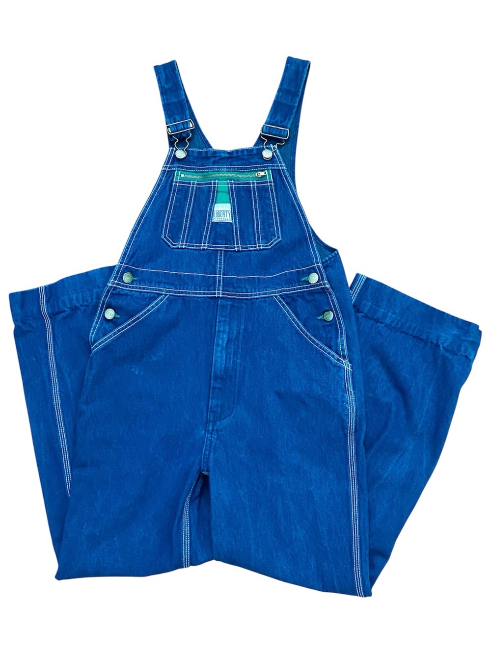 Liberty Overalls Youth Boys
18 Blue Denim Cotton Carpenter Workwear
Vintage 90s